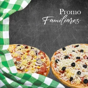 2 PIZZAS FAMILIARES